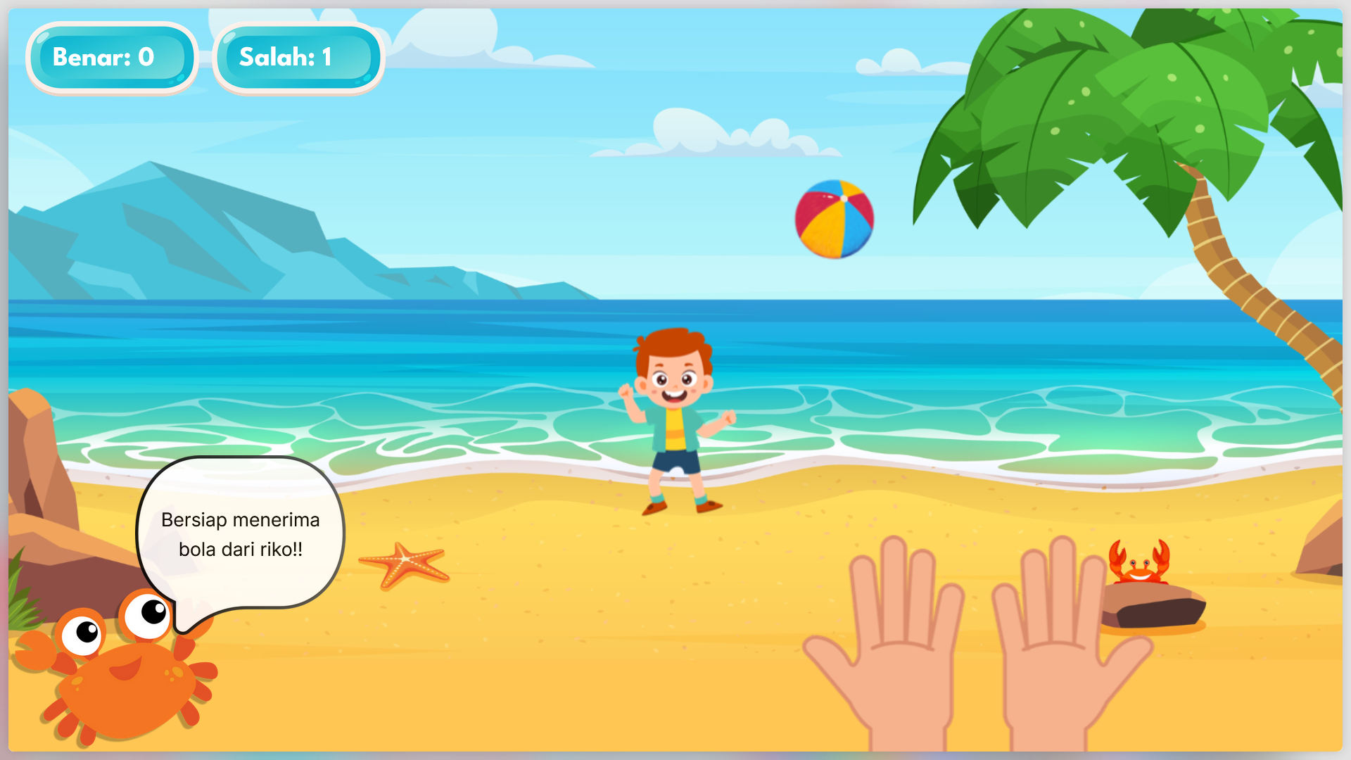 Ball Throwing and Catching Game